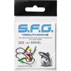 SFG Trout Hooks Tungsten Med Swivel