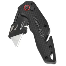 SwissTech Foldekniv inkl. 5 Trapezblade