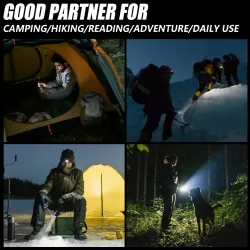 SwissTech Toll 1000lm Genopladelig Lommelygte