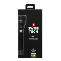 SwissTech Toll 1000lm Genopladelig Lommelygte
