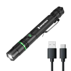 SwissTech Herma 200lm Genopladelig Lommelygte