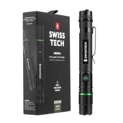 SwissTech Herma 200lm Genopladelig Lommelygte