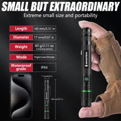 SwissTech Herma 200lm Genopladelig Lommelygte