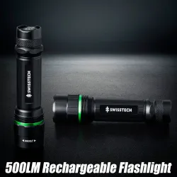 SwissTech Franziska 500lm Genopladelig Lommelygte