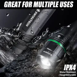 SwissTech Magdalena 1000lm Genopladelig Lommelygte