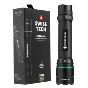 SwissTech Magdalena 1000lm Genopladelig Lommelygte