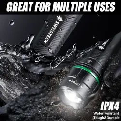 SwissTech Noemi 2000lm Genopladelig Lommelygte