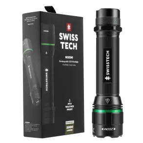 SwissTech Noemi 2000lm Genopladelig Lommelygte