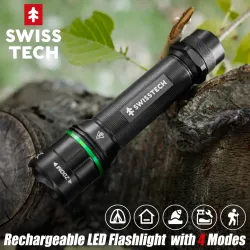 SwissTech Noemi 2000lm Genopladelig Lommelygte