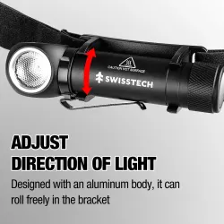 SwissTech Einzigartig 1000lm Pandelampe