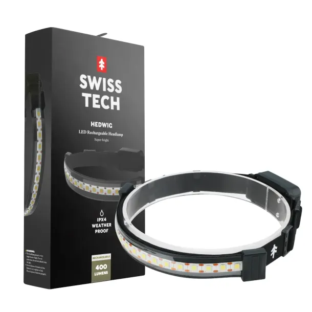 SwissTech Hedwig 400lm Genopladelig Pandelampe