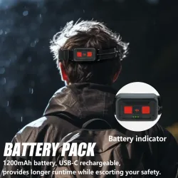 SwissTech Hedwig 400lm Genopladelig Pandelampe