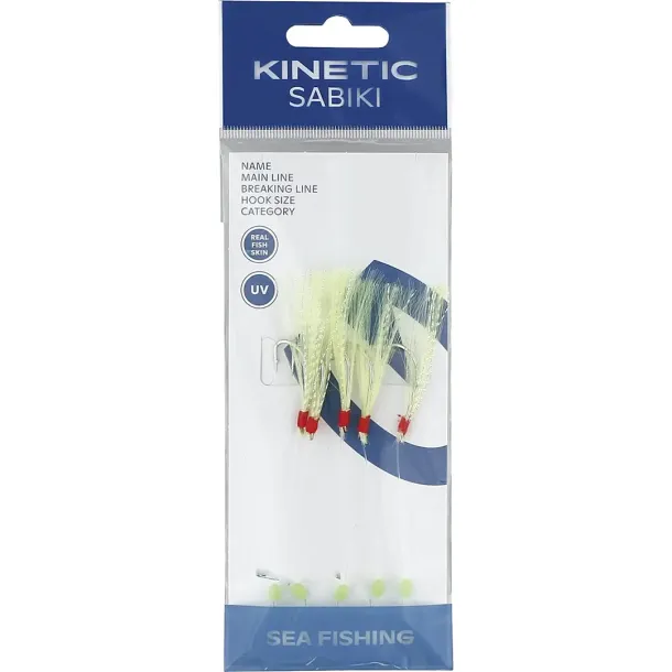 Kinetic Sabiki Nordic Mackerel Chartreuse/Crystal Flash Chartreuse/Crystal Flash