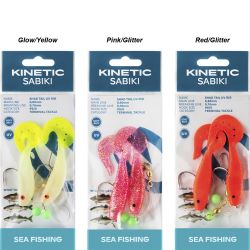 Kinetic Sabiki Shad Tail UV Rig