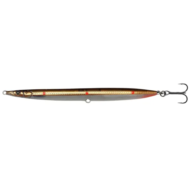 Savage Gear 3D Sandeel Pencil  125mm 19g Brown Copper Red Dot 125mm 19g Brown Copper Red Dot