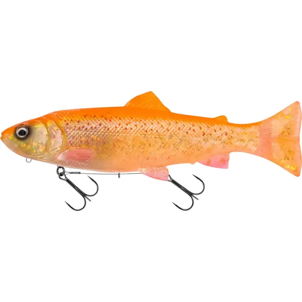 Savage Gear 3D Line Thru Pulsetail Trout 16cm Clear Golden Albino 16cm Clear Golden Albino