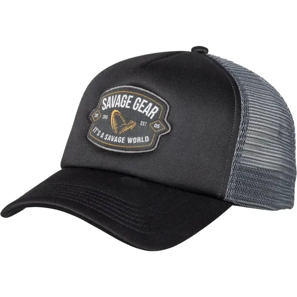 Savage Gear Badge Trucker Cap Black