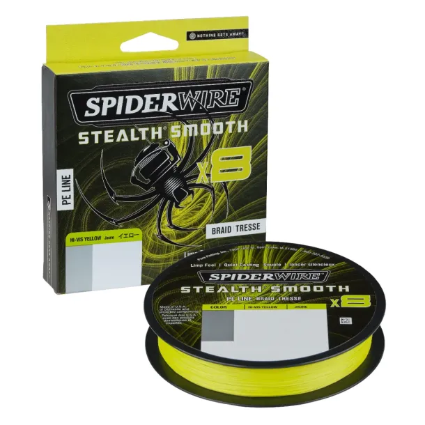 Spiderwire Stealth Smooth 8 Hi-Viz Yellow 300m
