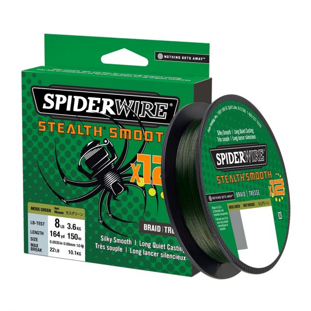 Spiderwire Stealth Smooth 12 Moss Green 150m