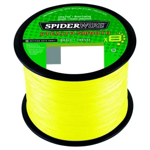 Spiderwire Stealth Smooth 8 Hi-Viz Yellow Bulk 2000M