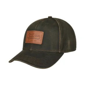 Stetson Baseball Cap CO/PES Leather Patch