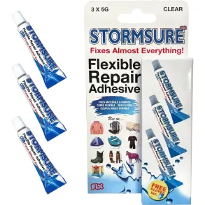 Stormsure Flexible Repair Adhesive 3 x 5g