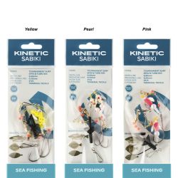 Kinetic Sabiki Tournament Surf Spin &amp; Turn Rig