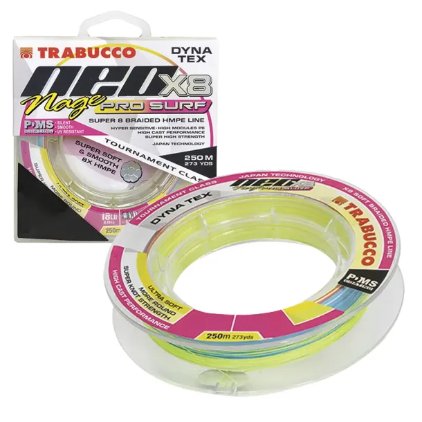 Trabucco Neo X8 Nage Pro Surf Fletline 250m