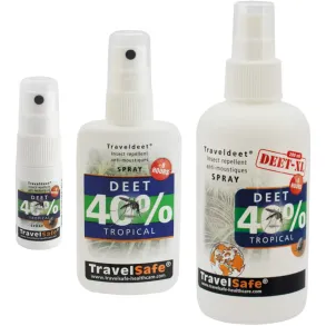 TravelSafe TravelDEET 40% Myggespray
