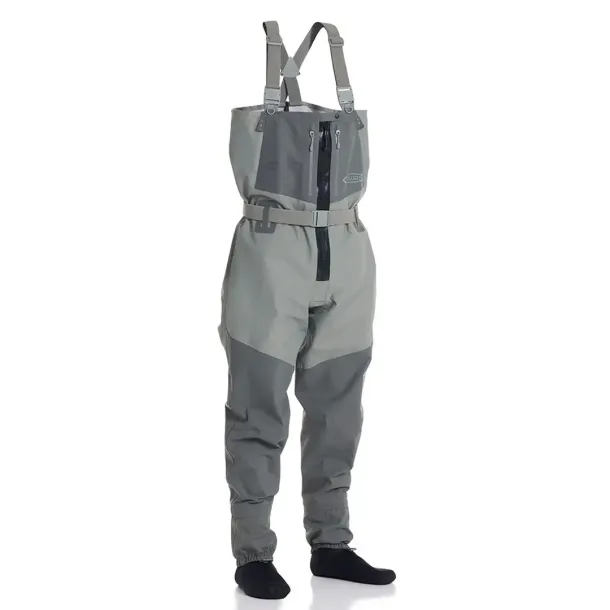Vision Koski Grey Zip Stocking Foot Waders