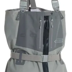 Vision Koski Grey Zip Stocking Foot Waders