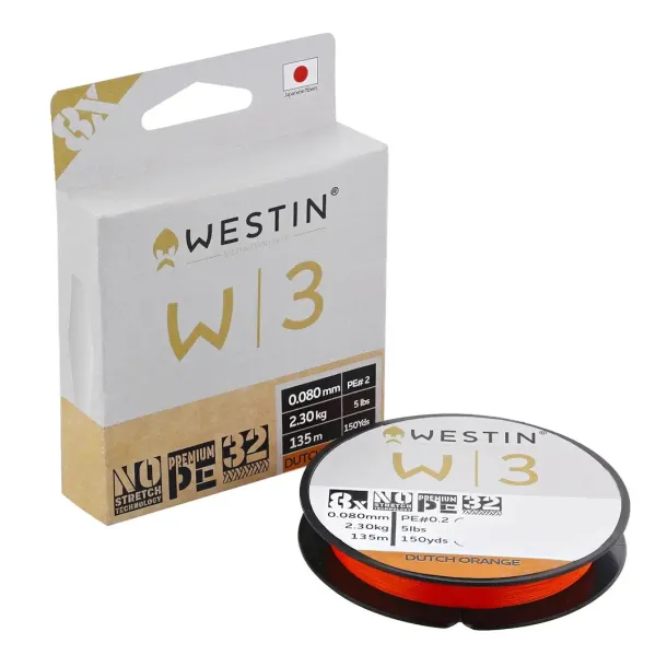 Westin W3 8-Braid 135m Dutch Orange
