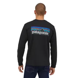 Patagonia Men's Long-Sleeved P-6 Logo Responsibili-Tee