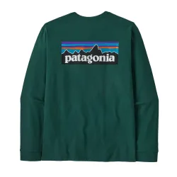 Patagonia Men's Long-Sleeved P-6 Logo Responsibili-Tee
