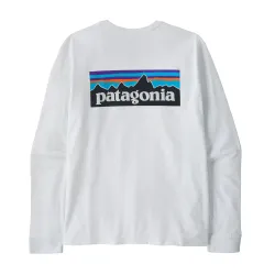 Patagonia Men's Long-Sleeved P-6 Logo Responsibili-Tee