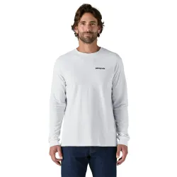 Patagonia Men's Long-Sleeved P-6 Logo Responsibili-Tee