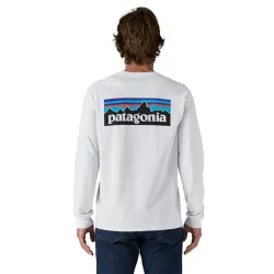 Patagonia Men's Long-Sleeved P-6 Logo Responsibili-Tee