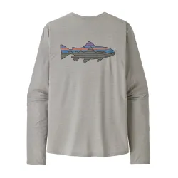 Patagonia M's L/S Cap Cool Sun Shirt - Fitz Roy Trout