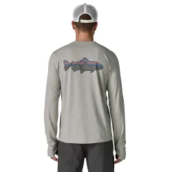 Patagonia M's L/S Cap Cool Sun Shirt - Fitz Roy Trout