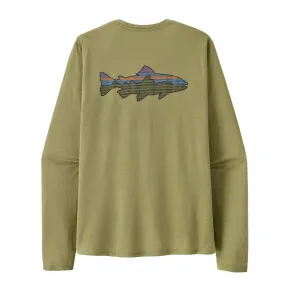 Patagonia M's L/S Cap Cool Sun Shirt - Fitz Roy Trout