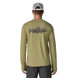 Patagonia M's L/S Cap Cool Sun Shirt - Fitz Roy Trout