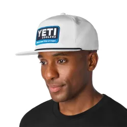 YETI Coolers Wildly Stronger Flat Brim Rope Hat