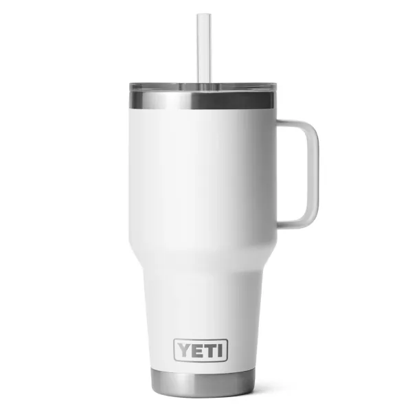 YETI Rambler 35 oz (994 ml) Straw Mug White White