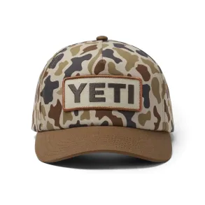 YETI Wetlands Camo Logo Badge Snapback Cap