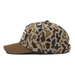YETI Wetlands Camo Logo Badge Snapback Cap