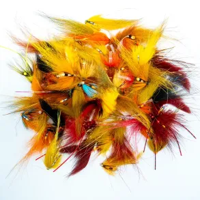 Ass. Hndbundne laksefluer i god kvalitet