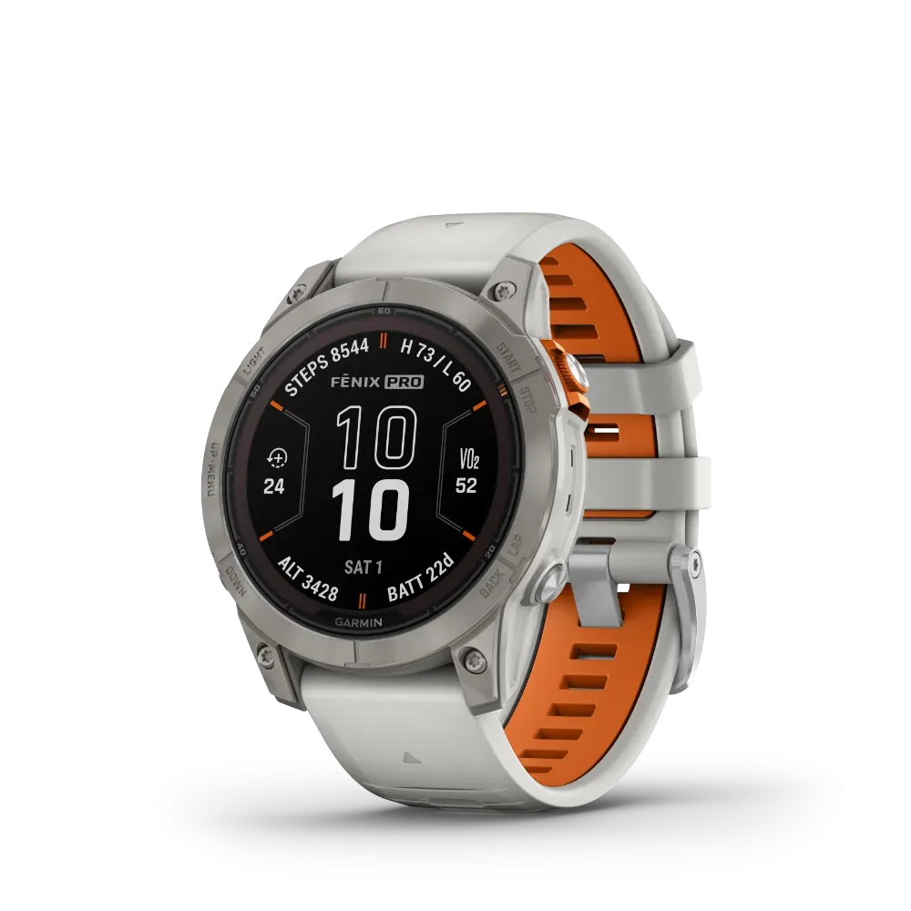 Garmin ur Fenix 7x Pro Sapphire solar edition- Titanium med fog Grey ...