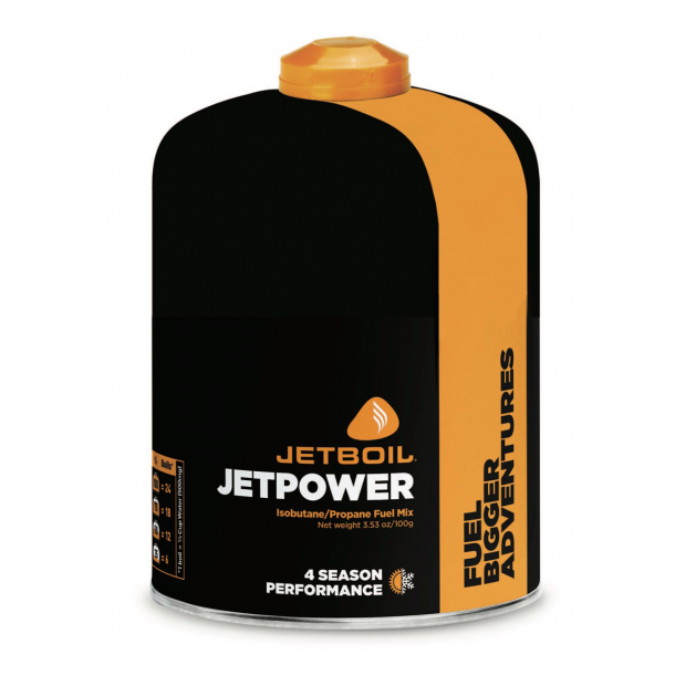 Jetboil Jetpower Fuel Gasdse med skruegevind 450 g