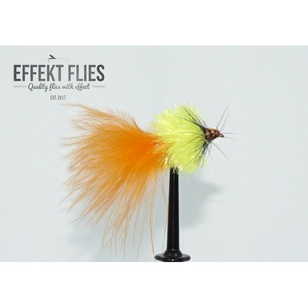 Effekt Flies Mini Lures Orange Growler St. 10 - Put And Take fluer -  EFFEKTLAGERET ApS