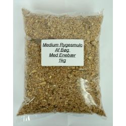 Rygesmuld af bg med enebr Fin 1kg